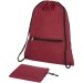 Hoss folding backpack with drawstring, Gym bag promotional