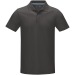 Graphite organic GOTS polo shirt for men, Organic cotton polo shirt promotional