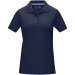 Graphite organic polo shirt GOTS short sleeves women wholesaler