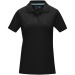 Graphite organic polo shirt GOTS short sleeves women wholesaler