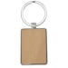 Product thumbnail Mauro rectangular key ring made of beech wood 3