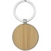 Product thumbnail Nino round bamboo key ring 3
