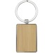 Product thumbnail Neta rectangular key ring in bamboo 3