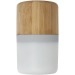 Bamboo Aurea Bluetooth® speaker with light, Wooden or bamboo enclosure promotional