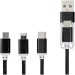 Versatile 5-in-1 charging cable, iphone ipad and mac cable promotional