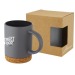 Neiva 425 ml ceramic mug with cork base wholesaler