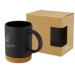 Neiva 425 ml ceramic mug with cork base, Cork accessory promotional
