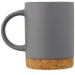 Neiva 425 ml ceramic mug with cork base, Cork accessory promotional