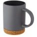 Neiva 425 ml ceramic mug with cork base wholesaler