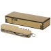 Richard wooden pocket knife with 7 functions, pair of scissors promotional