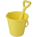 Tides recycled plastic beach bucket and scoop, beach bucket promotional