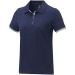 Product thumbnail Morgan two-tone short-sleeve polo shirt for women 2