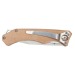 Product thumbnail Dave wooden pocket knife with belt clip 5