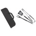 Barcabo 3-piece barbecue set, barbecue accessories and cutlery promotional