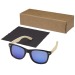 Taiy mirrored polarized sunglasses in rPET/bamboo in gift box wholesaler