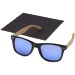 Product thumbnail Hiru mirror polarized sunglasses in rPET/wood in gift box 5