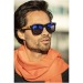 Hiru mirror polarized sunglasses in rPET/wood in gift box, ecological object promotional