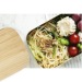 Tite stainless steel lunch box with bamboo lid, meal box promotional