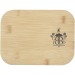 Roby glass lunch box with bamboo lid, meal box promotional