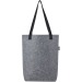 Sac shopping Felta avec large fond de 12L en feutre recyclé certifié GRS, Sac en feutrine promotional