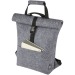 Felta 13L roll-top bike bag in GRS-certified recycled felt, Felt bag promotional