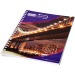 Carnet de notes à spirales A5 Desk-Mate® avec couverture arrière imprimée, carnet à spirales promotional