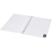 Carnet de notes à spirales A4 Desk-Mate® avec couverture arrière imprimée, carnet à spirales promotional