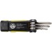 Octo 8-in-1 RCS recycled plastic screwdriver set with torch, screwdriver and cross screwdriver promotional