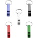 Ouvre-bouteille et canette Tao en aluminium recyclé certifié RCS avec porte-clés, porte-clés lampe promotional