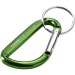 Timor carabiner key ring in recycled aluminium, snap hook promotional