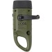Helios solar-powered dynamo torch in recycled plastic with snap hook wholesaler