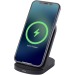 Loop 15W dual-coil wireless charging base in RCS-certified recycled plastic wholesaler
