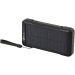 Batterie de secours Soldy solaire à dynamo en plastique recyclé RCS de 10 000 mAh, lampe dynamo promotional