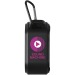 Haut-parleur solaire Bluetooth® Solo de 3 W IPX5 en plastique recyclé certifié RCS avec mousqueton wholesaler