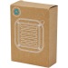 Haut-parleur solaire Bluetooth® Solo de 3 W IPX5 en plastique recyclé certifié RCS avec mousqueton, objet solaire promotional