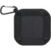 Haut-parleur solaire Bluetooth® Solo de 3 W IPX5 en plastique recyclé certifié RCS avec mousqueton, objet solaire promotional
