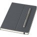 Ensemble stylo à bille et carnet de notes Skribi, carnet recyclé promotional