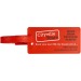 Recycled River luggage tag with window, luggage tag holder promotional