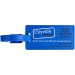 Recycled River luggage tag with window, luggage tag holder promotional