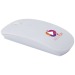 Souris sans fil Menlo en plastique recyclé certifié RCS, Souris d'ordinateur promotional