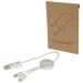 Alasia 5-in-1 Cable made from 30 cm of recycled aluminum and plastic for data syncing and fast charging wholesaler