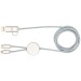 Alasia 5-in-1 Cable made from recycled aluminum and plastic, 150 cm for data synchronization and fast charging wholesaler