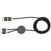 Alasia 5-in-1 Cable made from recycled aluminum and plastic, 150 cm for data synchronization and fast charging, charging cable promotional