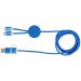 Alasia 5-in-1 Cable made from recycled aluminum and plastic, 150 cm for data synchronization and fast charging, charging cable promotional