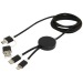 Alasia 5-in-1 Cable made from recycled aluminum and plastic, 150 cm for data synchronization and fast charging, charging cable promotional