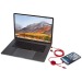 Alasia 5-in-1 Cable made from recycled aluminum and plastic, 150 cm for data synchronization and fast charging wholesaler