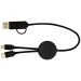 Câble 5 en 1 Citala en plastique recyclé de 30 cm pour la synchronisation des données et la charge rapide de 27 W, câble de chargement promotional