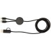 Câble 5 en 1 Citala en plastique recyclé de 150 cm pour la synchronisation des données et la charge rapide de 27 W, câble de chargement promotional