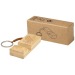 Support de téléphone en bambou Bosona avec porte-clés, Porte-téléphone portable et support, socle, base pour smartphone promotional