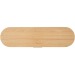 Ensemble de couverts Runa avec couvercle en bambou, paille promotional